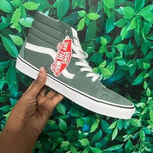 Vans Green High-Top Sneakers